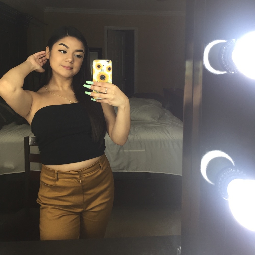 forever 21 mustard dress pants